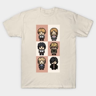 Natsume Cast Pixel Art T-Shirt